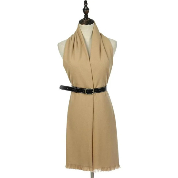 Swat Pany Scarf For Women Winter Pashmina Shawls  For Women Wedding Shawls-Camel - Picture 2 of 7